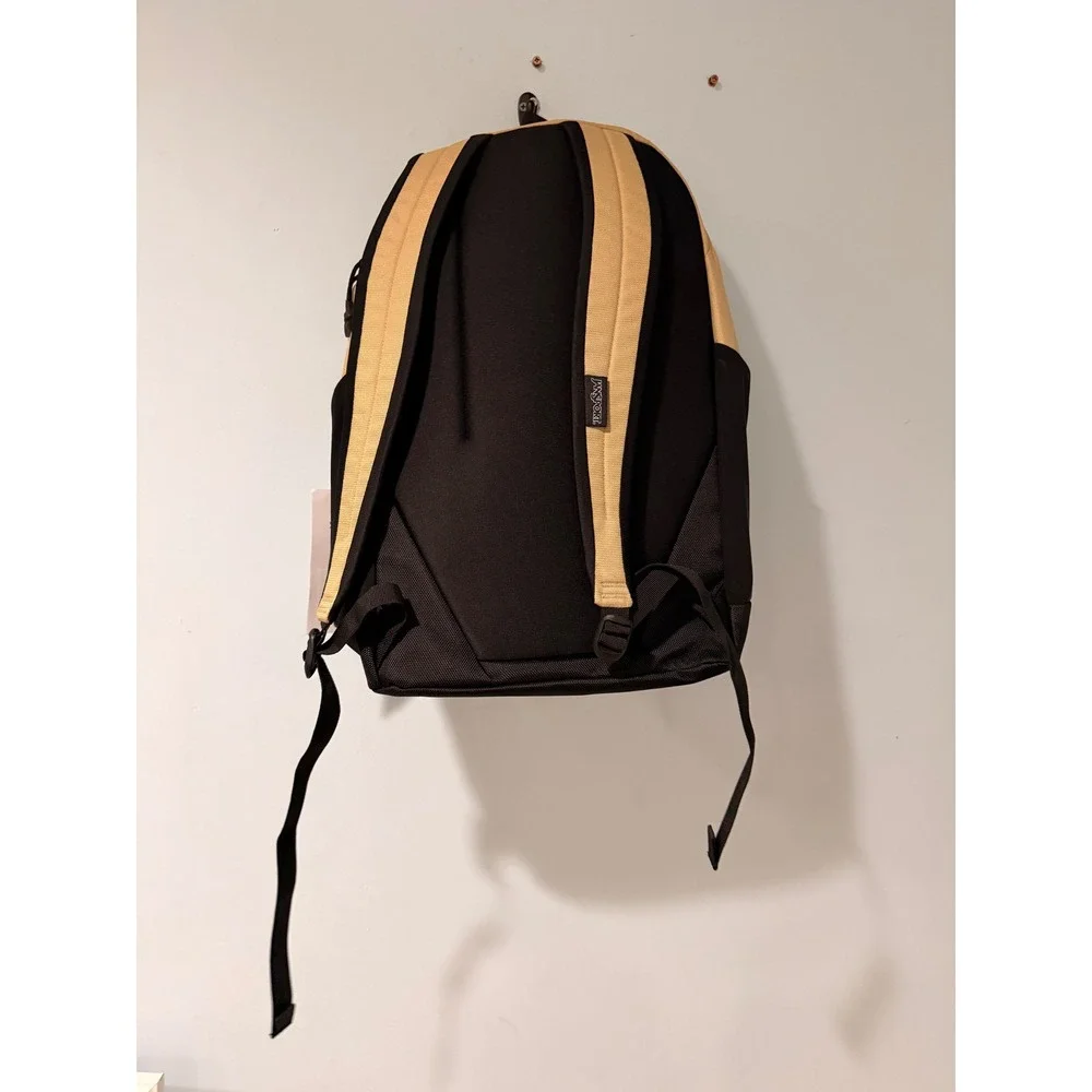 JanSport Inbound Pack Travertine Tan Black 25L Backpack JS0A83LK7R5 New